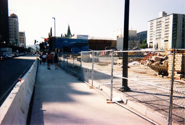 Looking west on Hollywood Boulevard.