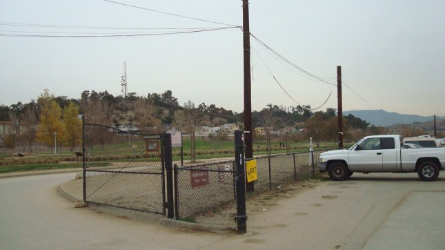 The entrance to the Cornfield.