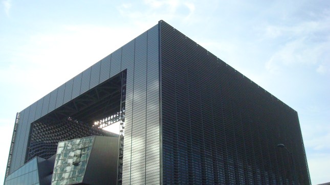 The new Emerson College campus on Sunset Blvd..