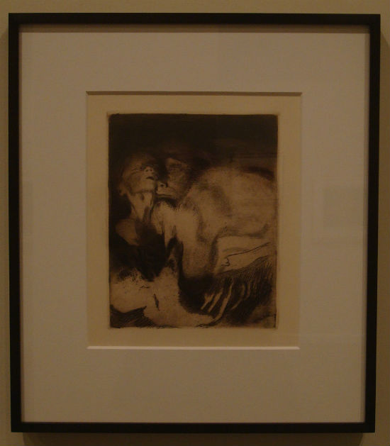 Death and Mother Struggling Over Child by Käthe Kollwitz