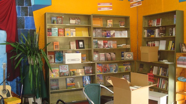 Tía Chucha's offers books...