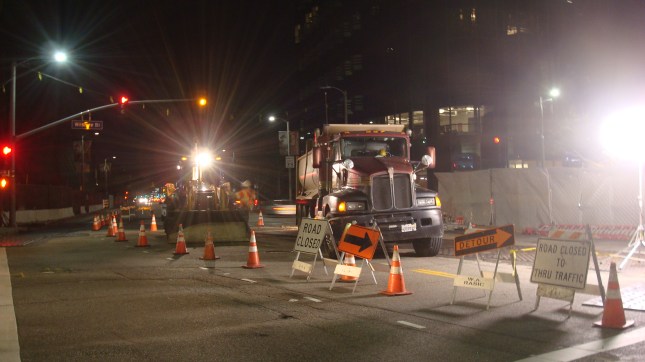 Another shot of construction at Wilshire and Fairfax
