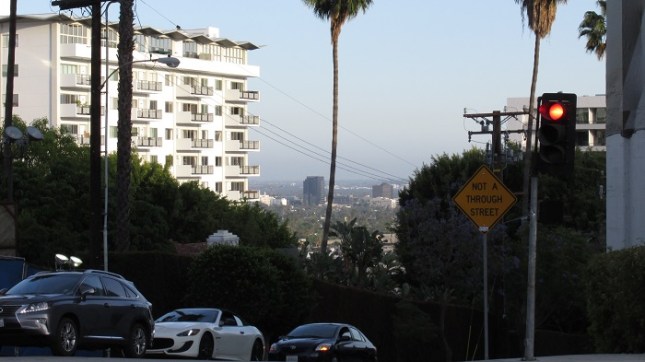 A view of the city from Sunset