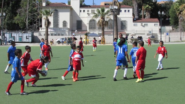 Soccer stars of tomorrow.