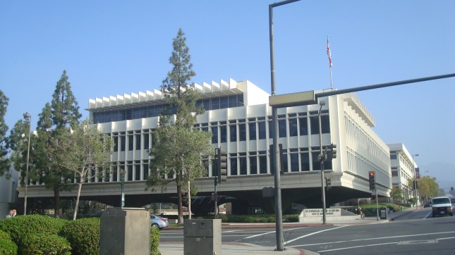 The side of the building facing Broadway.