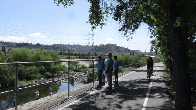 Heading out to tackle the trash.