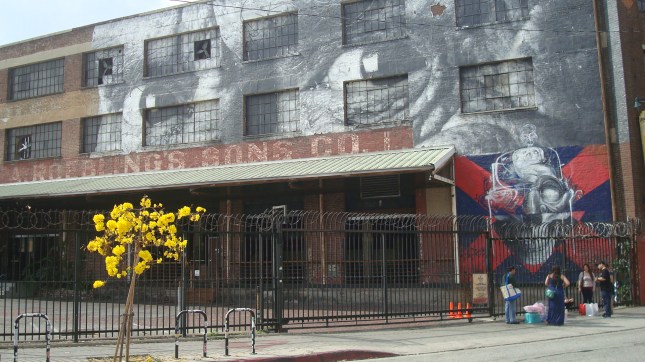 JR, Alameda and Traction, rear of building