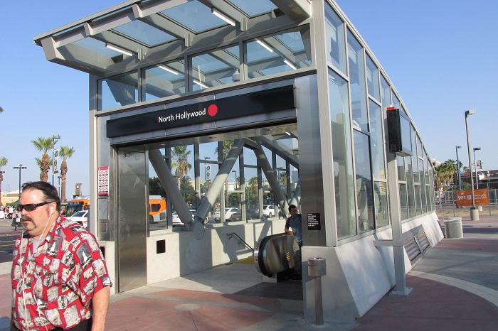 A closer view of the entrance.