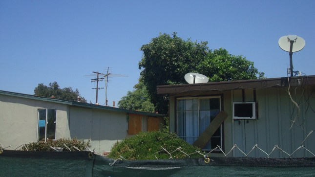 Vacant houses near Roscoe and Lennox.