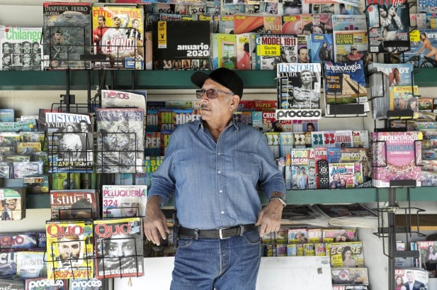 Boyle Heights Newsstand from LA Times 2002