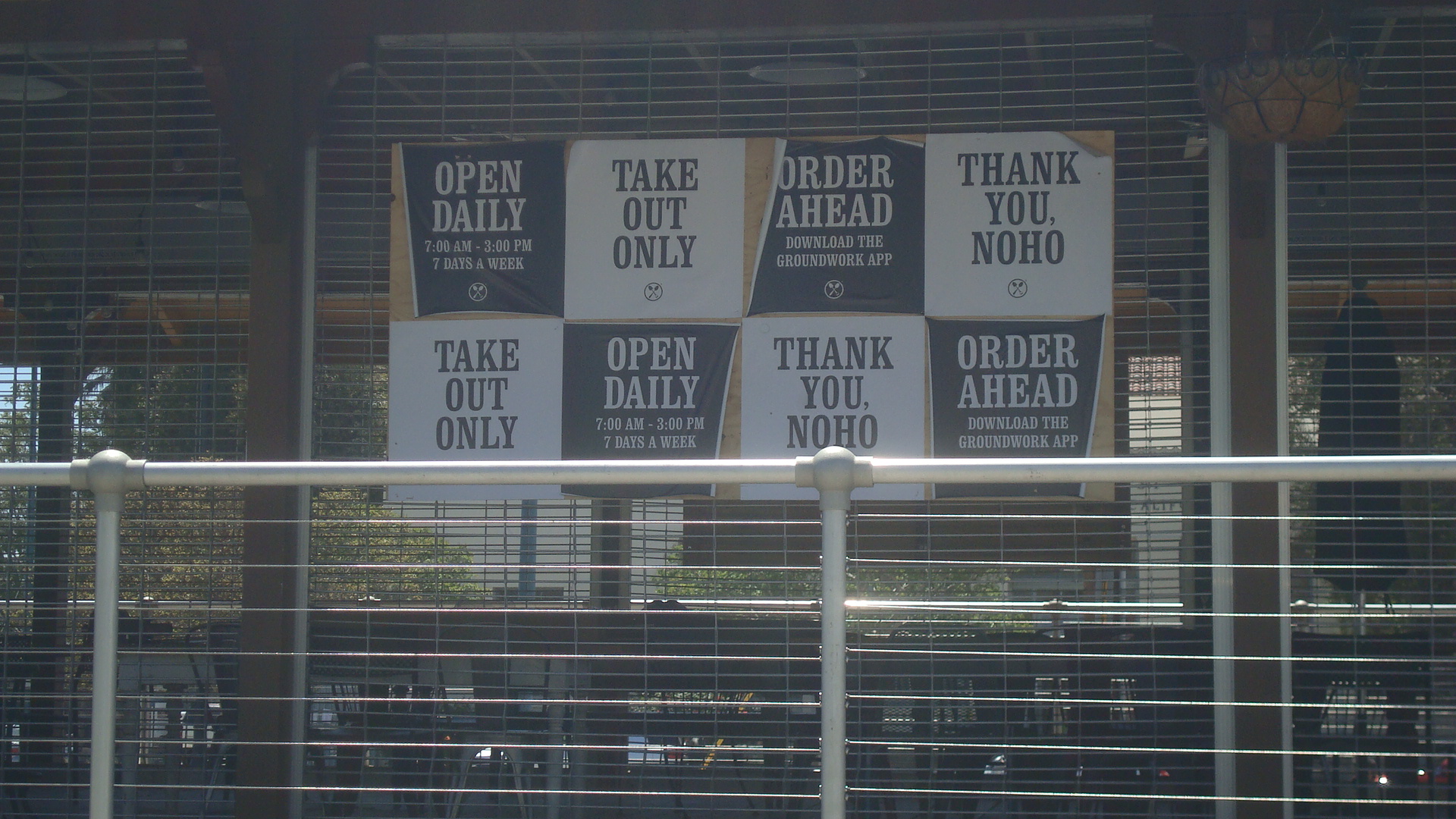 C19 NoHo Groundworks Sign