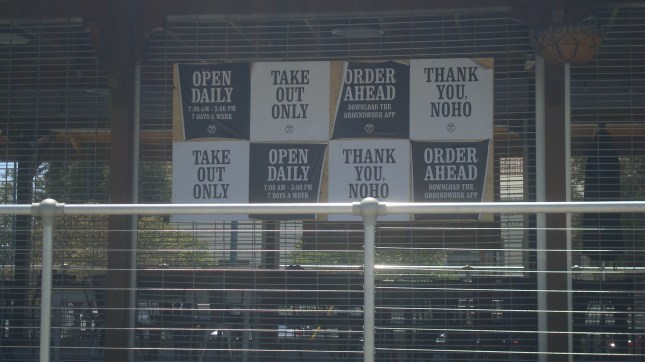 C19 NoHo Groundworks Sign