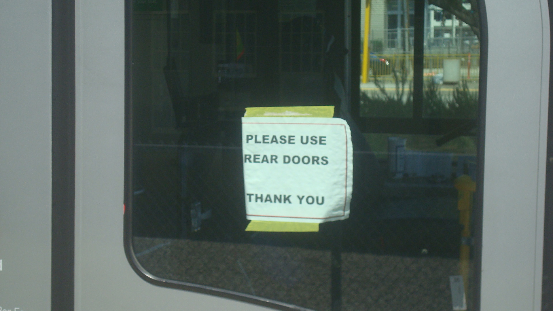 C19 Orange Line Bus Sign
