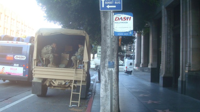 Hlwd Blvd After Protest 200603 NG