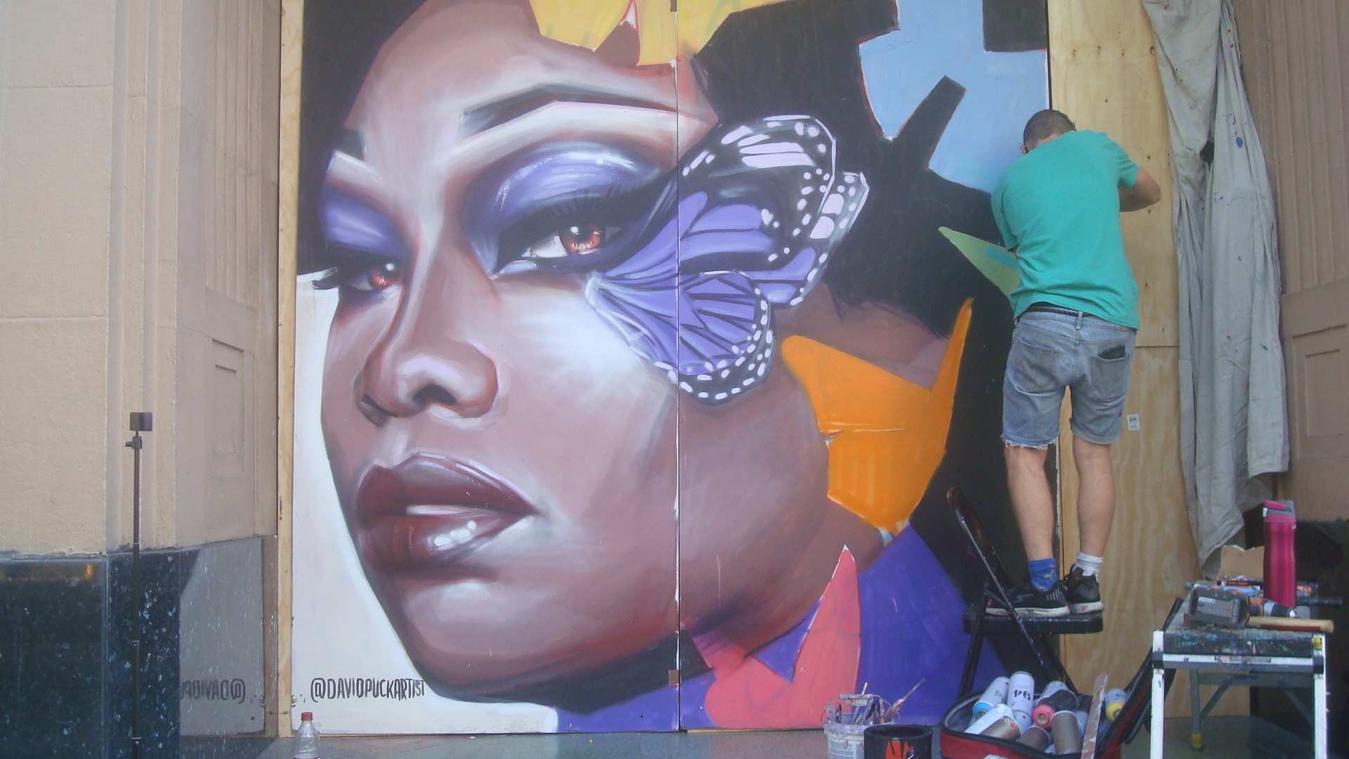 Hlwd Protest Art Butterfly