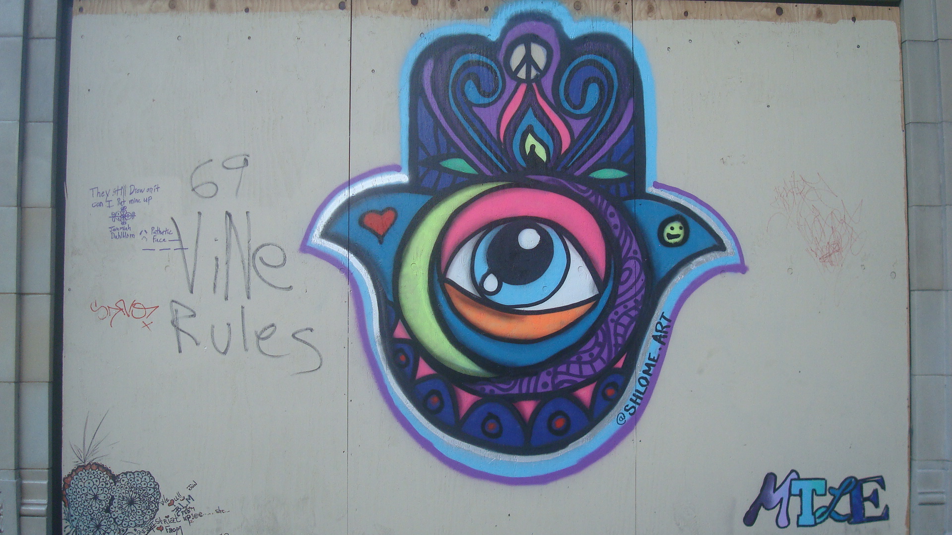 Hlwd Protest Art Psychedelic Eye