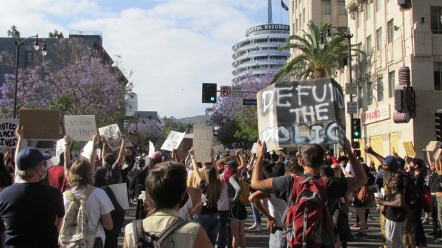 Hlwd Protest GF 20 Defund SM